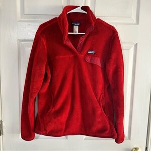 Patagonia Women's Red Fleece Pullover